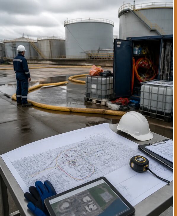 Разработка плана ликвидации разливов нефти в Новокубанске